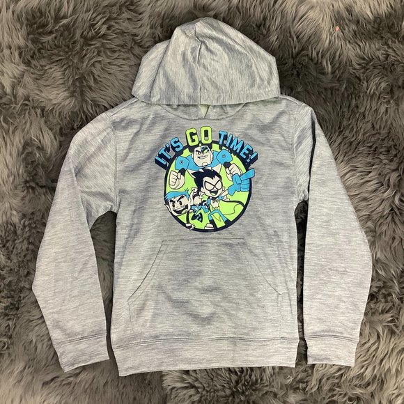 DC Comics | Boy's Teen Titans Go Sweater | Grey | Various Sizes - Picture 1 of 3